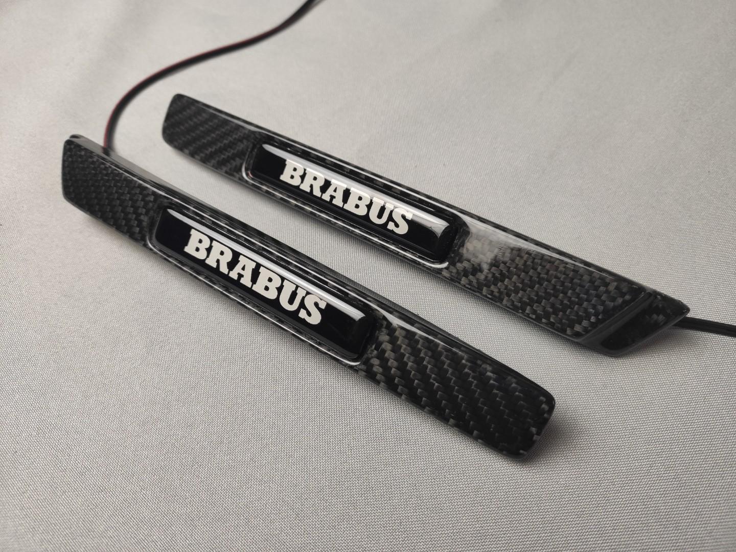 Mercedes-Benz G-Class W463 Led Illuminated Fenders Side Carbon Insertions 2pcs Set for Brabus Widestar - Custom Class