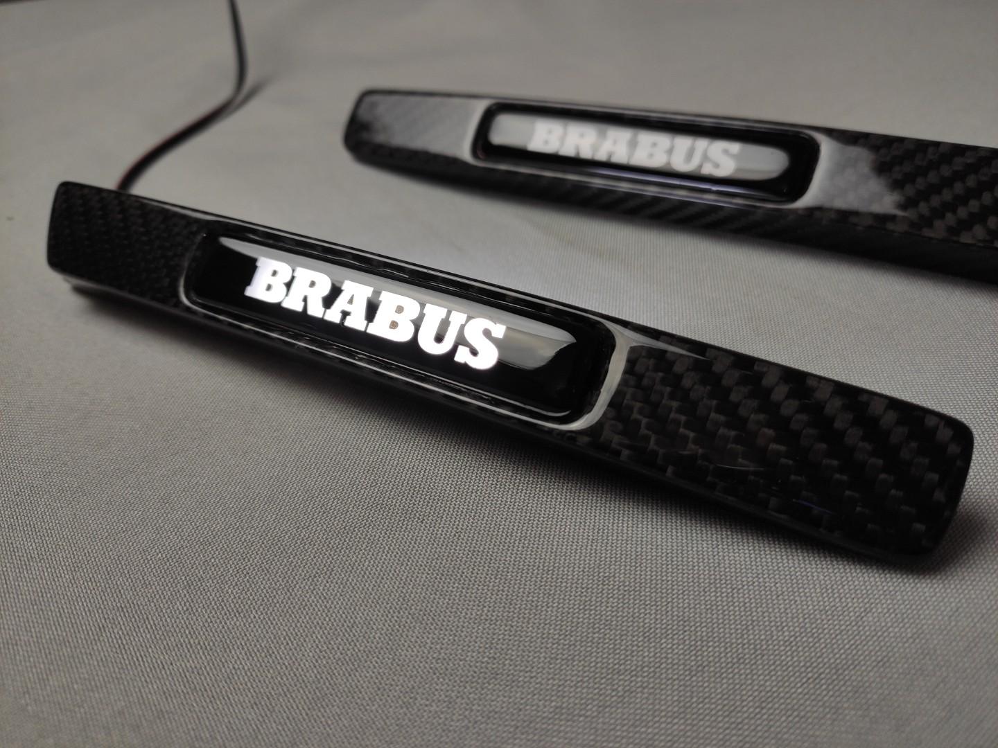 Mercedes-Benz G-Class W463 Led Illuminated Fenders Side Carbon Insertions 2pcs Set for Brabus Widestar - Custom Class