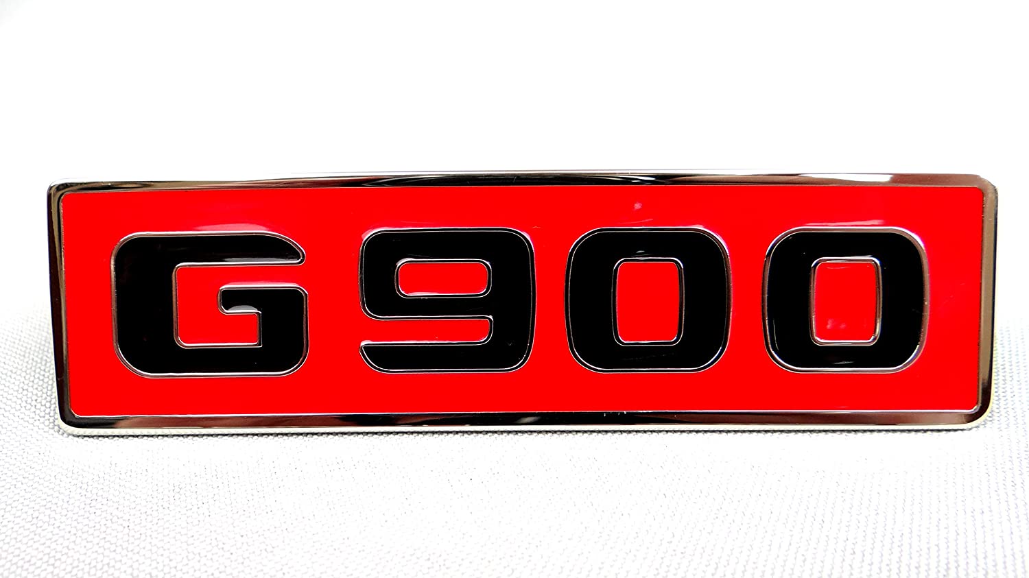 Mercedes-Benz G900 G-Wagon G-Class W463 Brabus Style Red Body Emblem Sticker Badge Letters Logo Set 3 pcs Steel G63 G55 G500 - Custom Class
