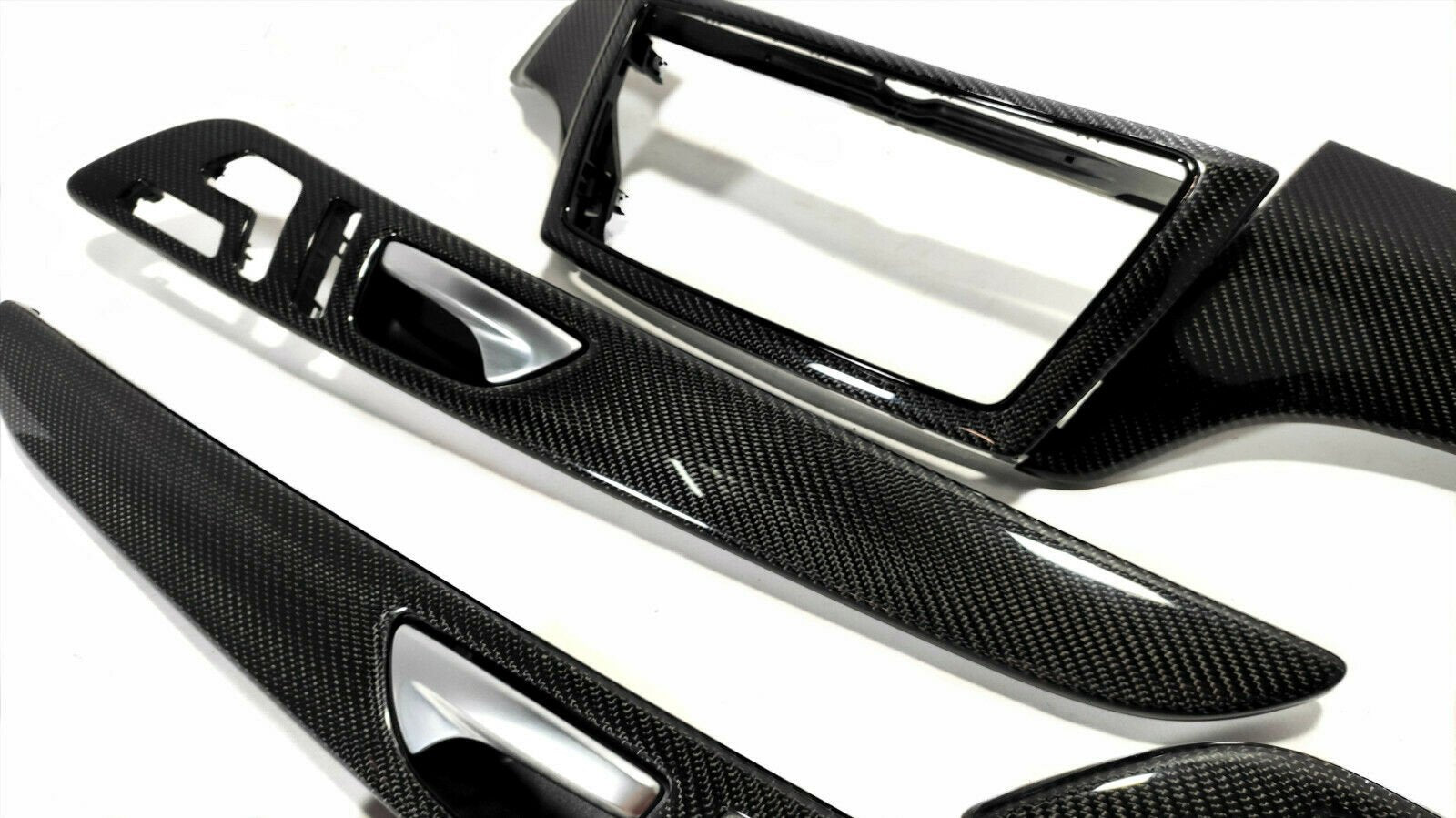 Interior Carbon Panels Trim 8 pcs Set for Mercedes-Benz GLE-Class C292 Coupe 2015-2019 - Custom Class