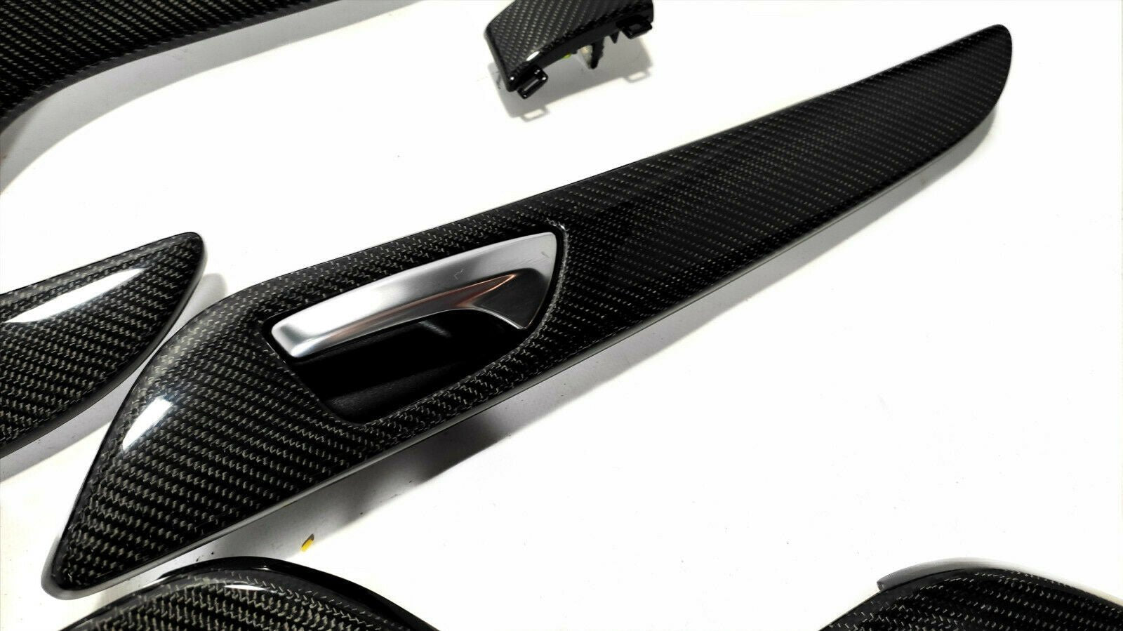 Interior Carbon Panels Trim 8 pcs Set for Mercedes-Benz GLE-Class C292 Coupe 2015-2019 - Custom Class