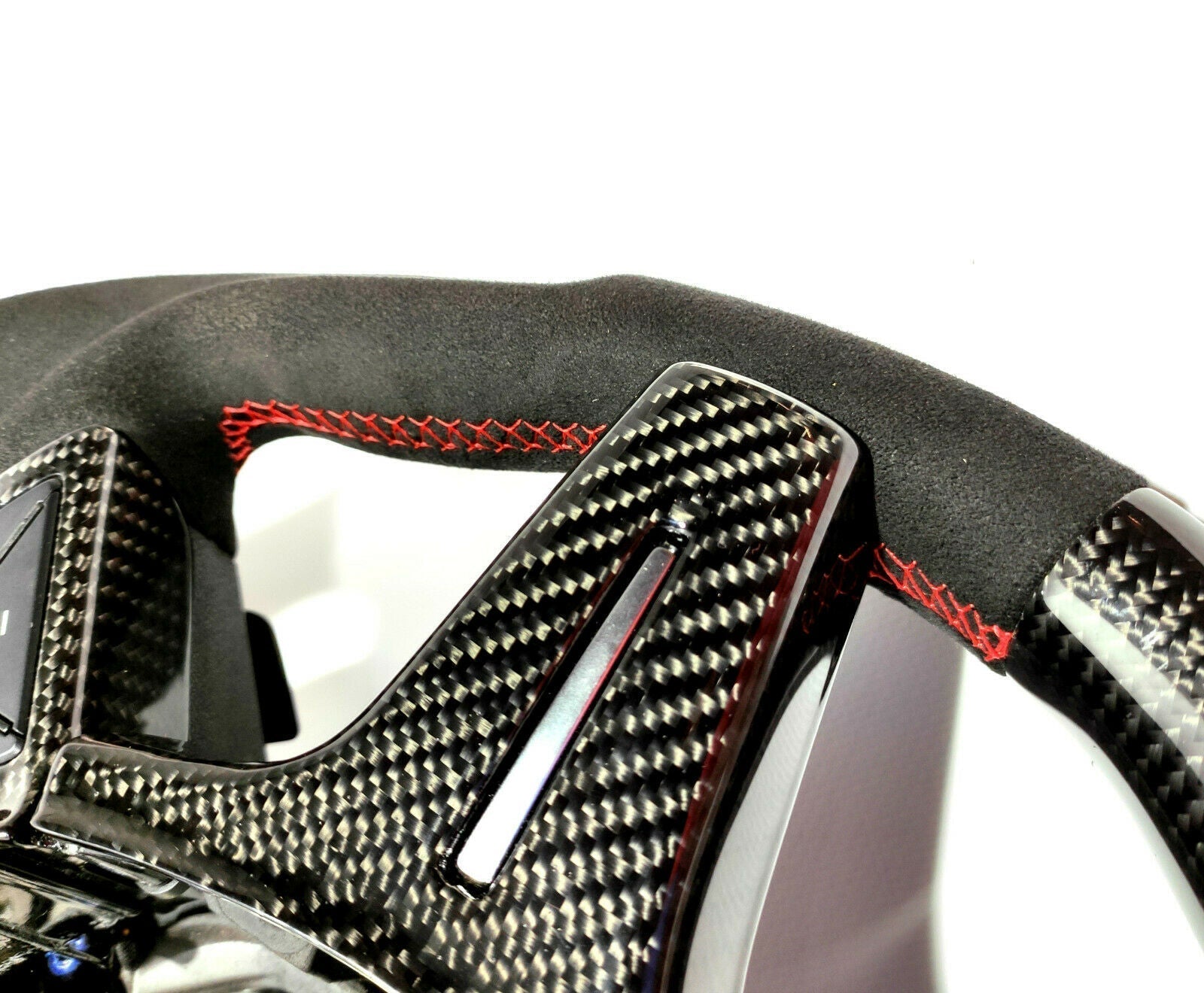 Mansory Steering Wheel Carbon Alcantara for Mercedes-Benz G GL ML W463 W166 X166 - Custom Class