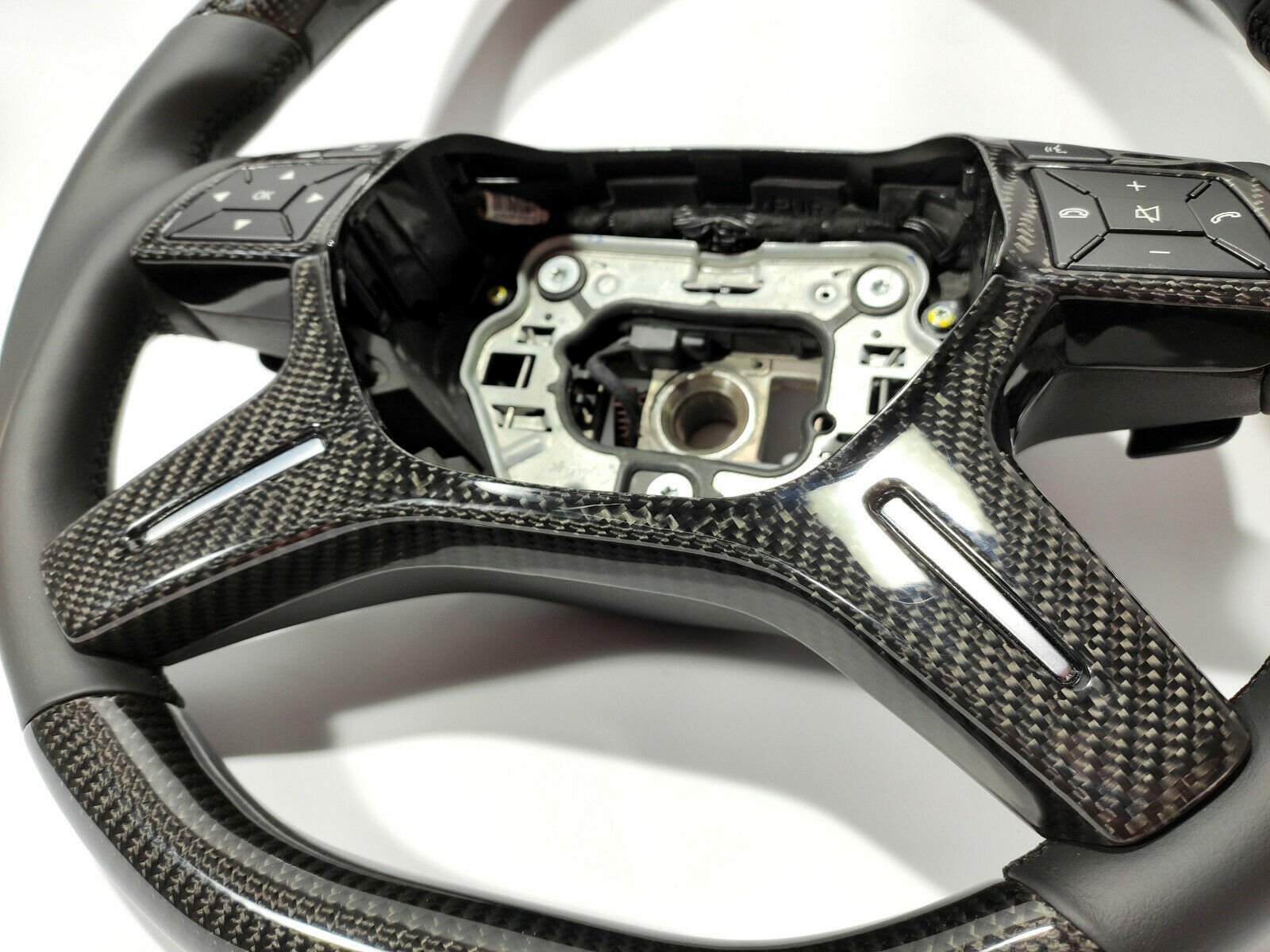 Mansory Steering Wheel Carbon Leather for Mercedes-Benz G GL ML W463 W166 X166 - Custom Class