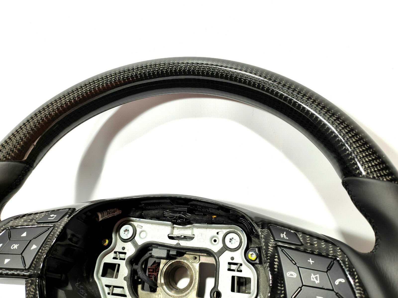 Mansory Steering Wheel Carbon Leather for Mercedes-Benz G GL ML W463 W166 X166 - Custom Class