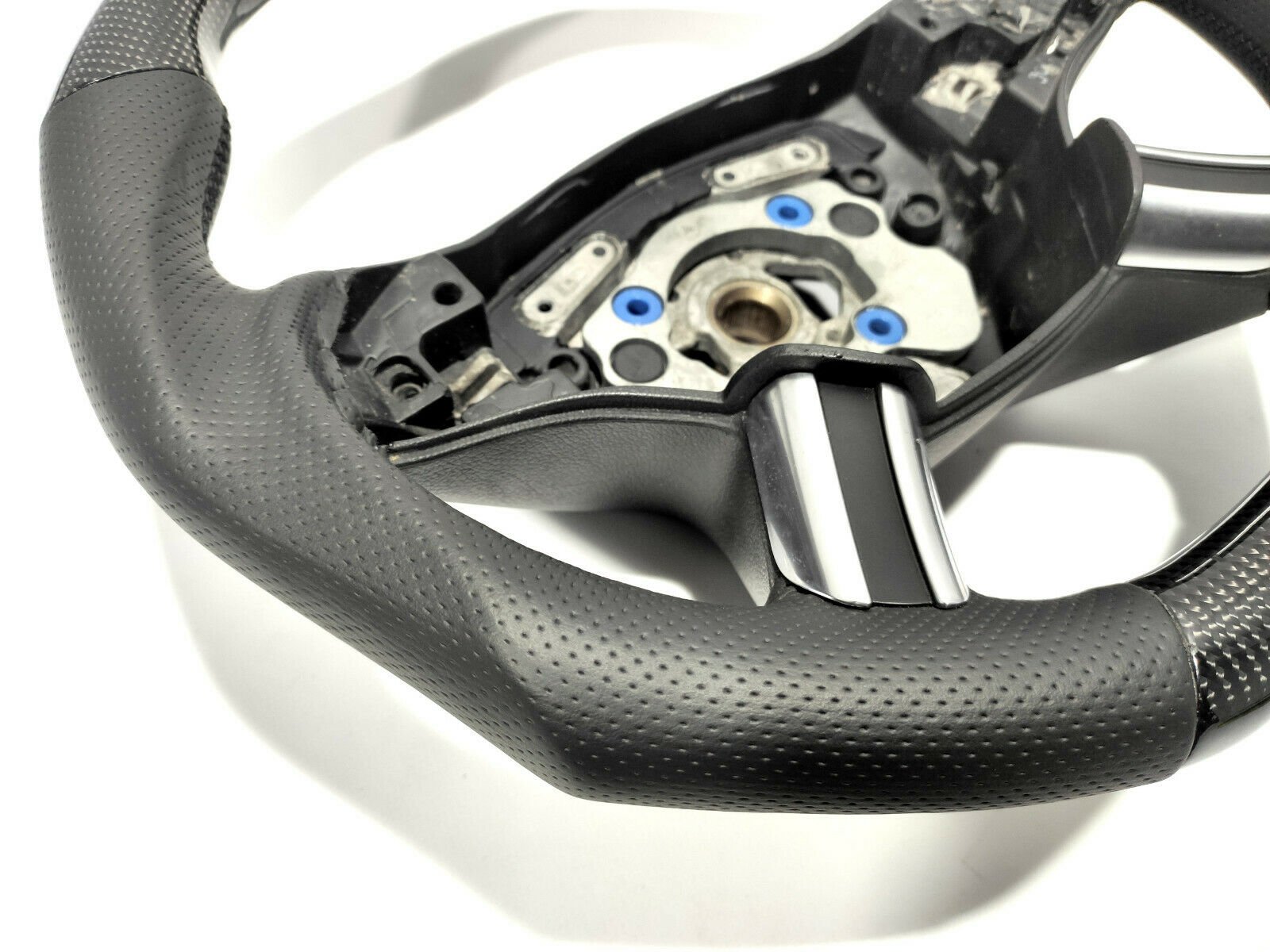 Mercedes-Benz ML GL R Class X164 W164 Steering Wheel Carbon Fiber Leather Flat - Custom Class