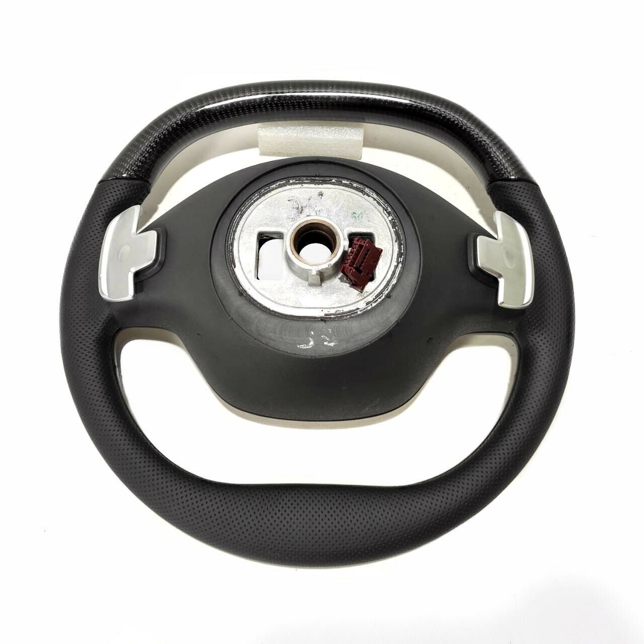 Mercedes-Benz S-Class W222 S500 S600 Steering Wheel Carbon Leather Piano Black - Custom Class