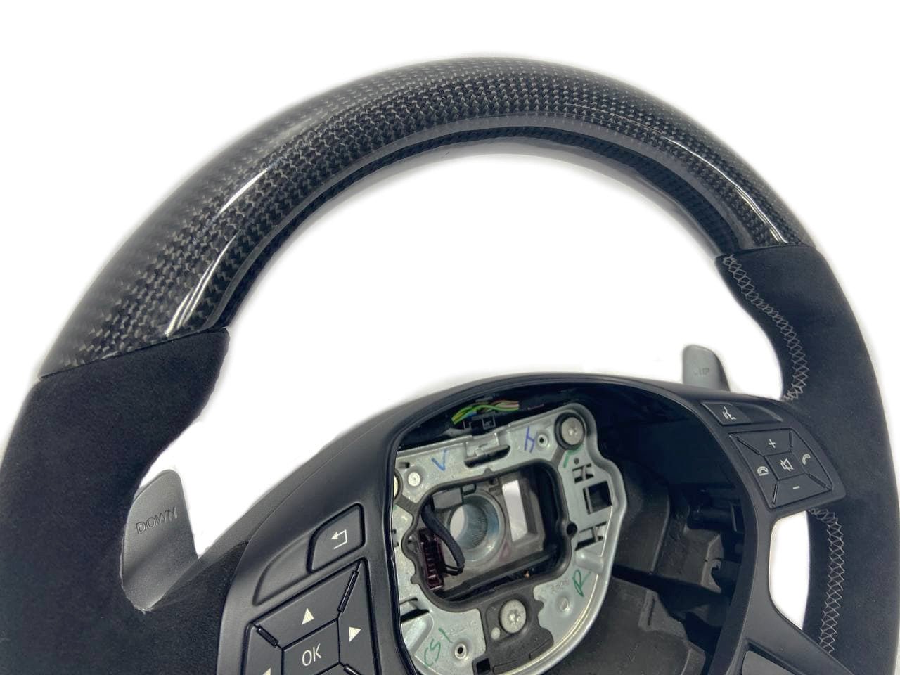 Mercedes-Benz Steering Wheel Carbon Alcantara G-Wagon GL ML W166 X166 W463 Class - Custom Class