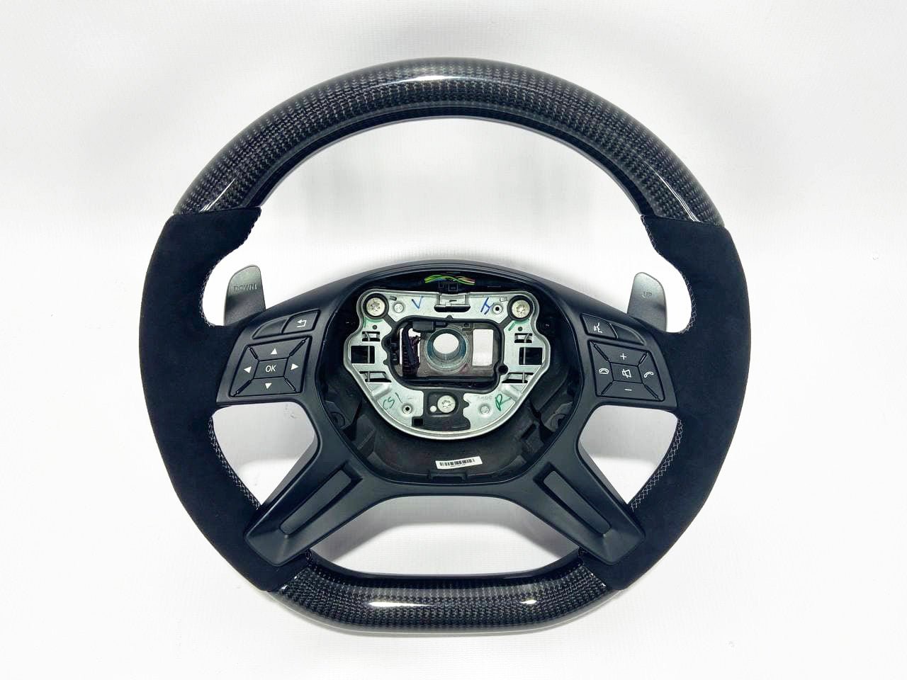 Mercedes-Benz Steering Wheel Carbon Alcantara G-Wagon GL ML W166 X166 W463 Class - Custom Class
