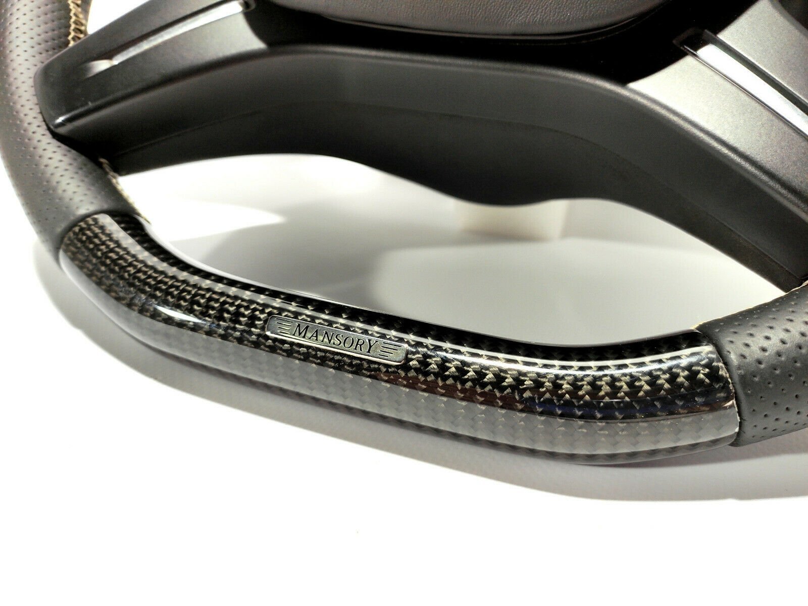 Mercedes-Benz Steering Wheel Carbon Fiber G-Wagon GL ML W166 W463 Mansory Style - Custom Class