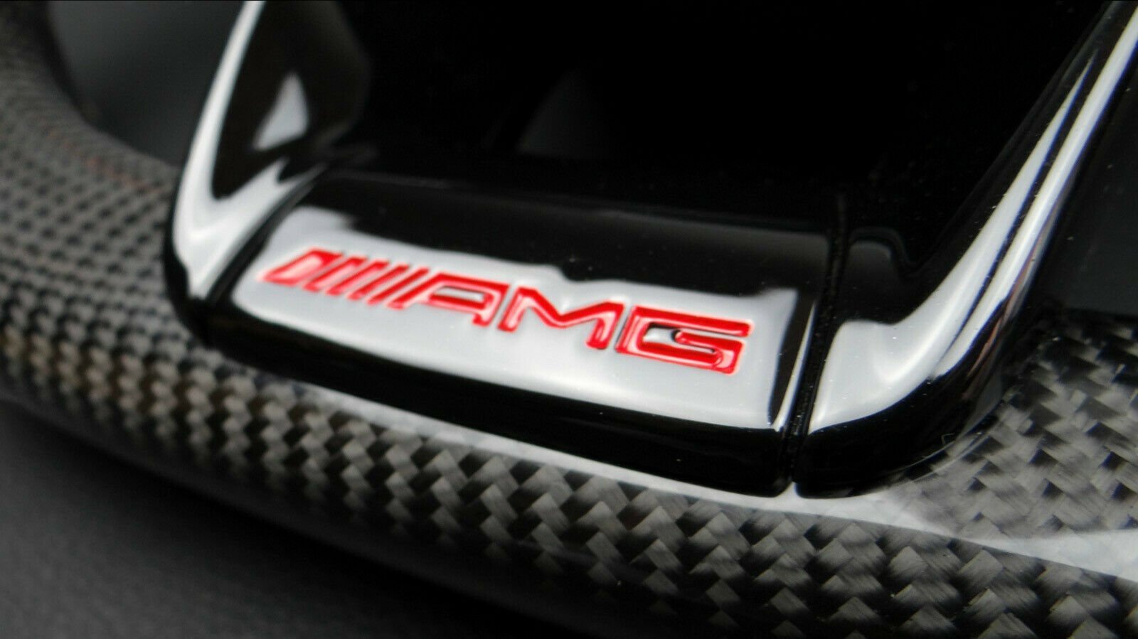 Mercedes-Benz Steering Wheel Carbon Leather W222 W213 W205 GT AMG C S Class - Custom Class