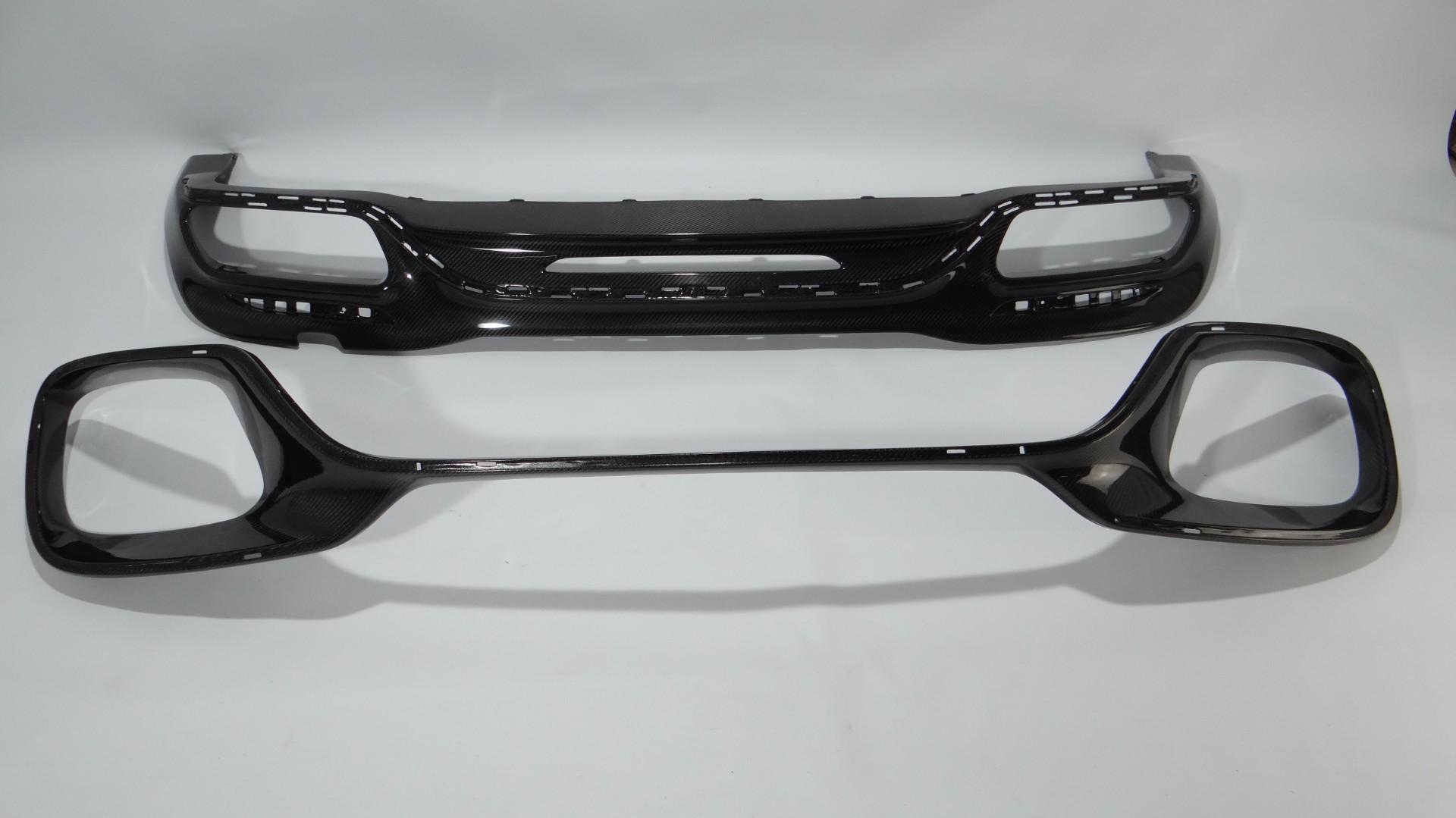 Mercedes-Benz W222 Carbon Full Exterior Bodykit 8pcs Set - Custom Class