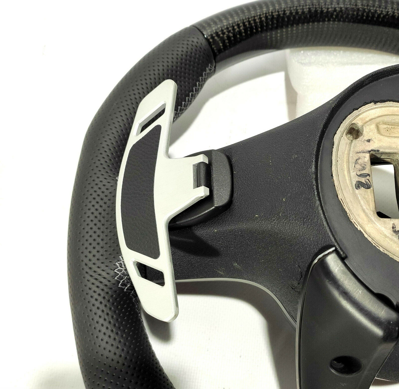 Mercedes-Benz W222 W463A Brabus Style G63 S-Class Steering Wheel Leather Carbon - Custom Class