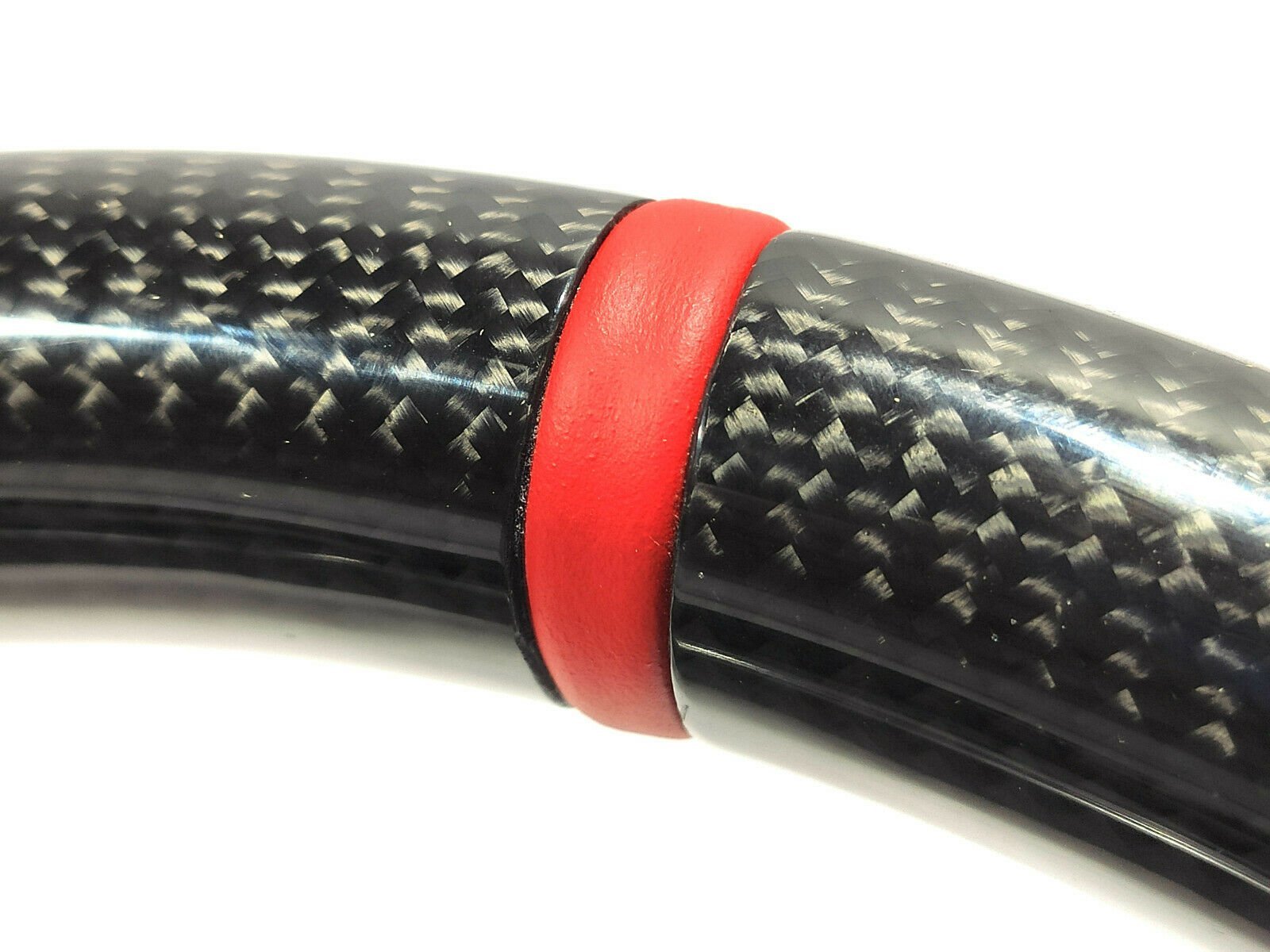 Mercedes-Benz W222 W463A G63 S-Class Steering Wheel Leather Carbon Red Stripe - Custom Class