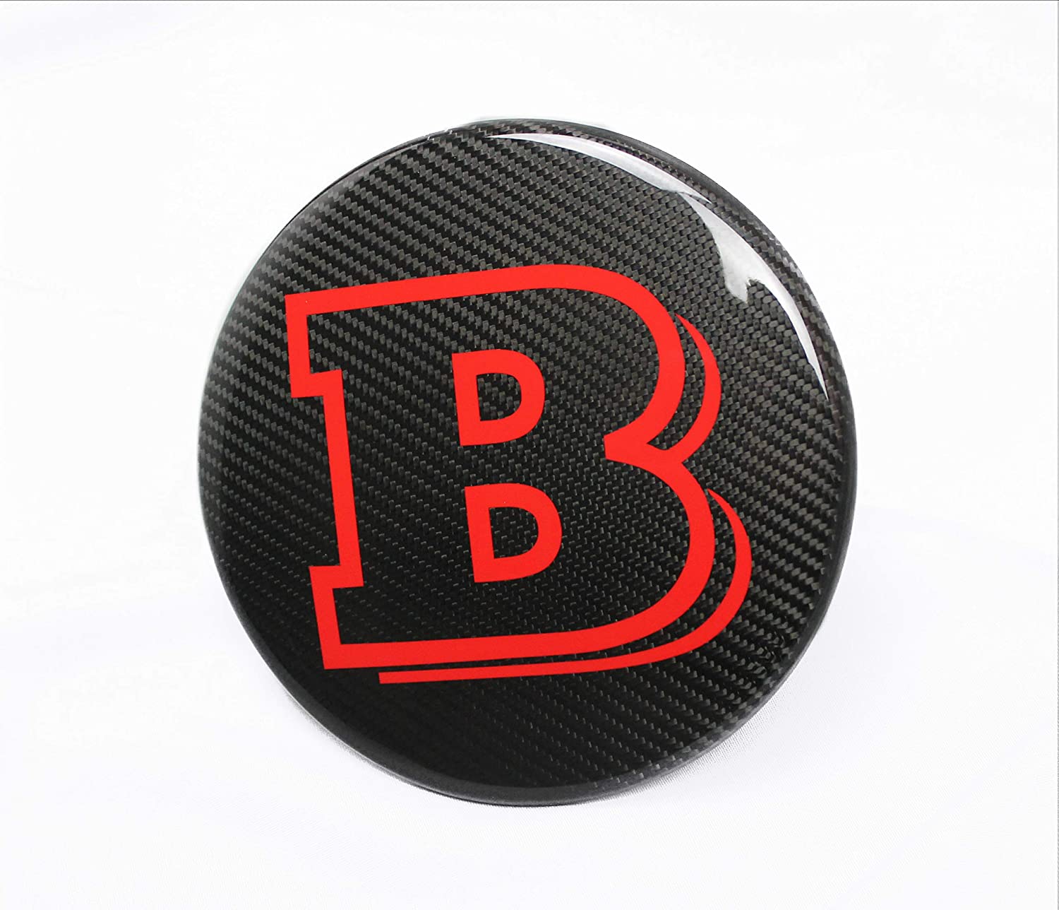 Mercedes-Benz W463 G63 G500 G55 G-Class G-Wagon front grille carbon fiber Brabus style badge emblem logo RED - Custom Class