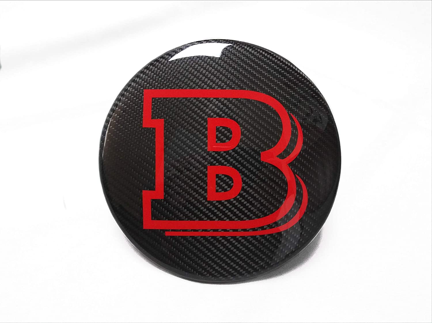 Mercedes-Benz W463 G63 G500 G55 G-Class G-Wagon front grille carbon fiber Brabus style badge emblem logo RED - Custom Class