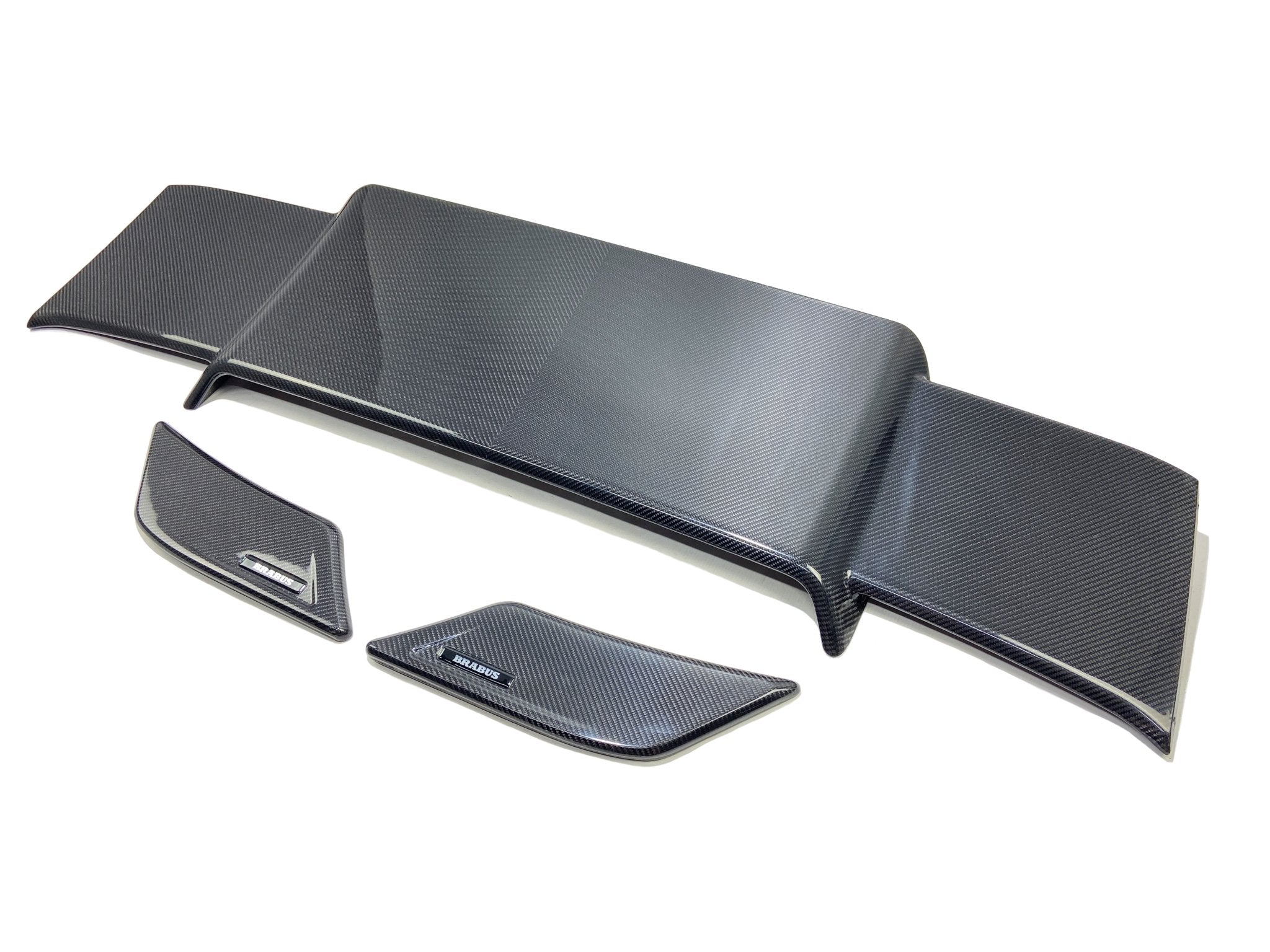 Mercedes-Benz W463A G-Class Rear Roof Carbon Spoiler with Badges - Custom Class