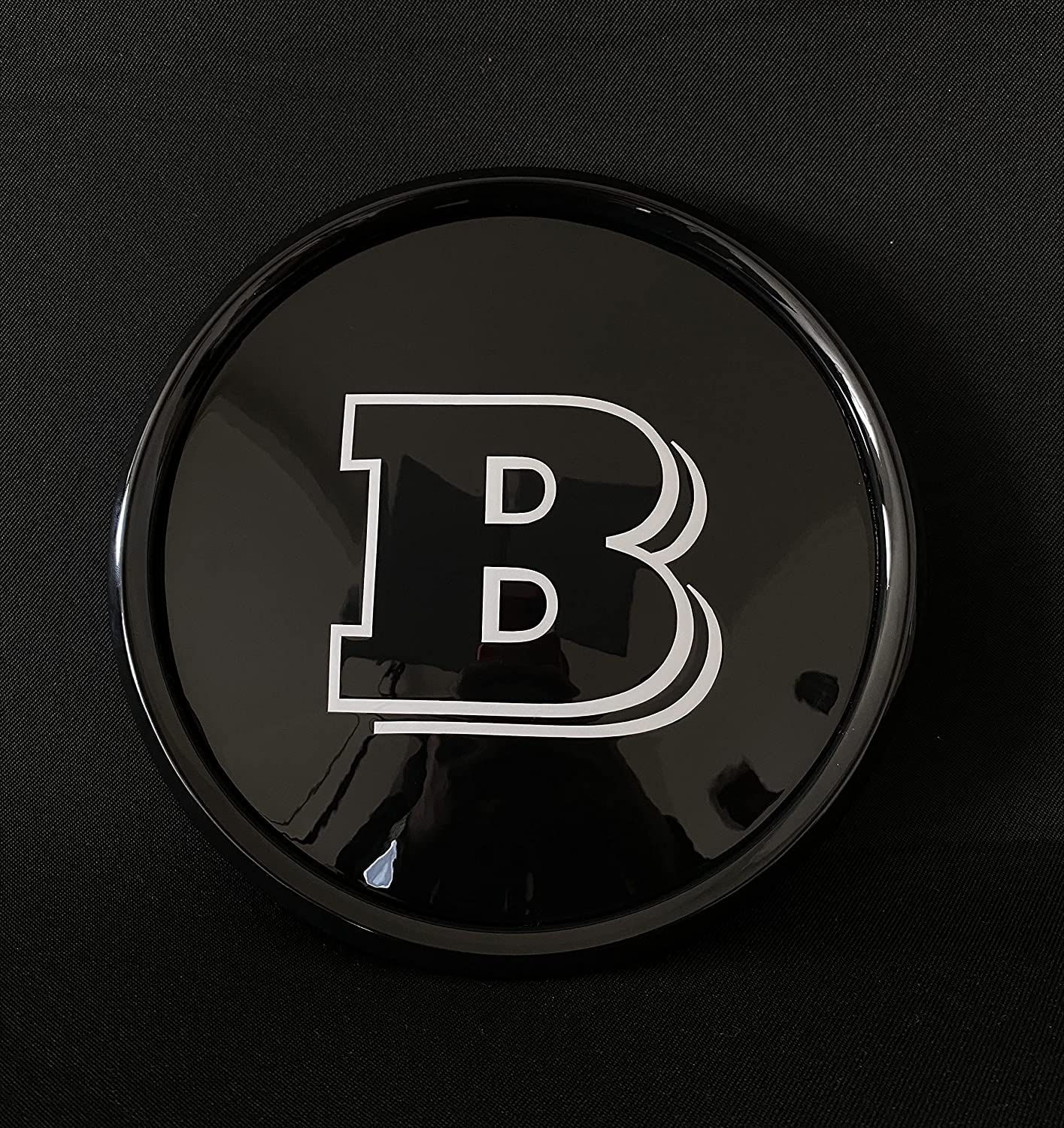 Mercedes-Benz W463A W464 G-Class G-Wagon front grille black gloss Brabus style badge logo emblem Grey - Custom Class