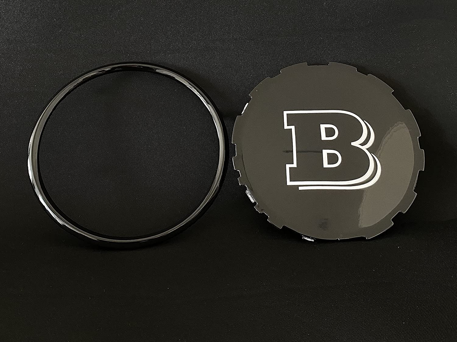 Mercedes-Benz W463A W464 G-Class G-Wagon front grille black gloss Brabus style badge logo emblem Grey - Custom Class