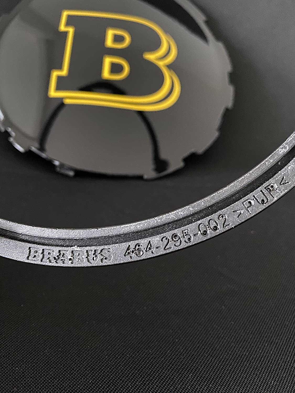 Mercedes-Benz W463A W464 G-Class G-Wagon G63 G500 front grille black gloss Brabus style badge logo emblem Golden - Custom Class