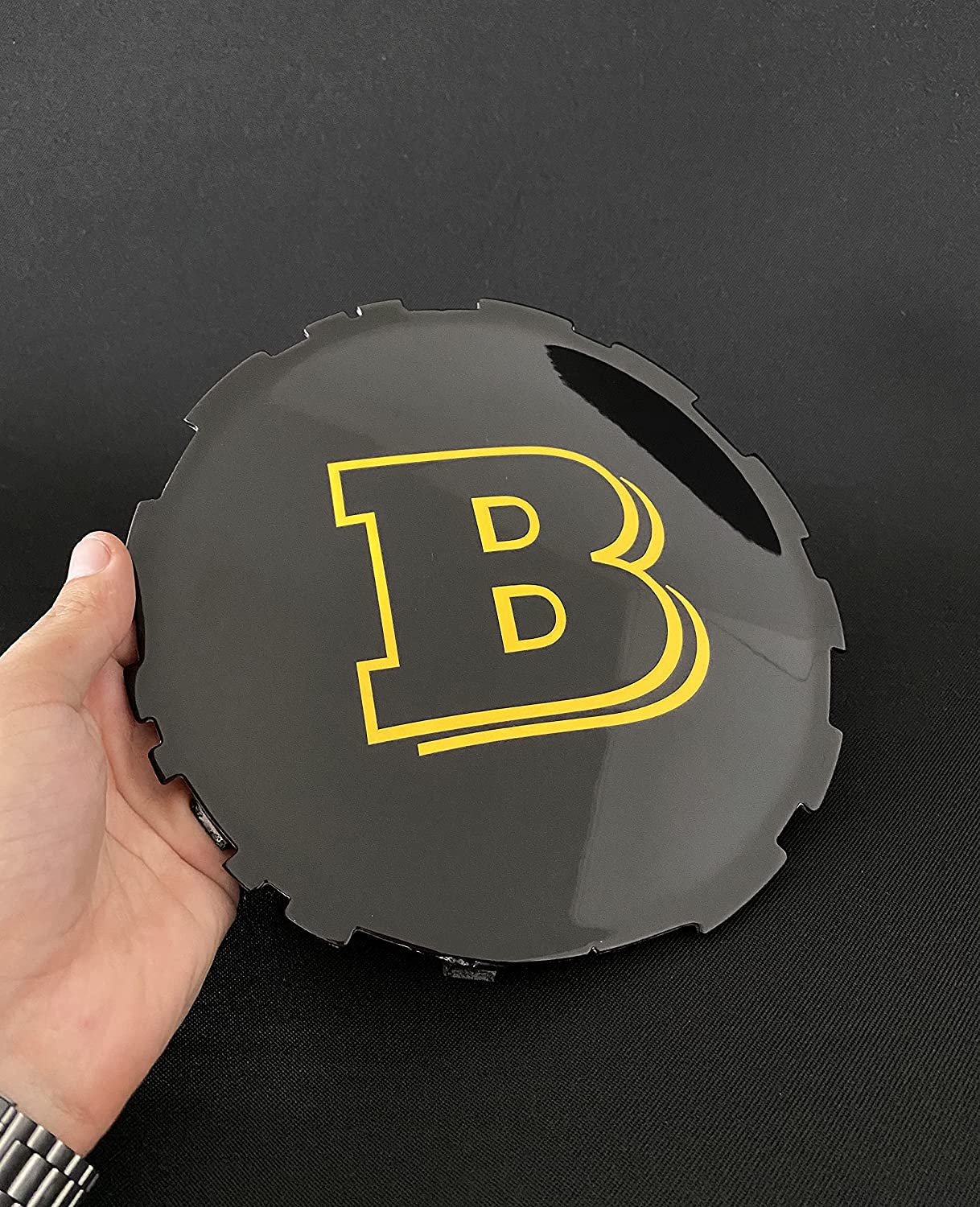 Mercedes-Benz W463A W464 G-Class G-Wagon G63 G500 front grille black gloss Brabus style badge logo emblem Golden - Custom Class