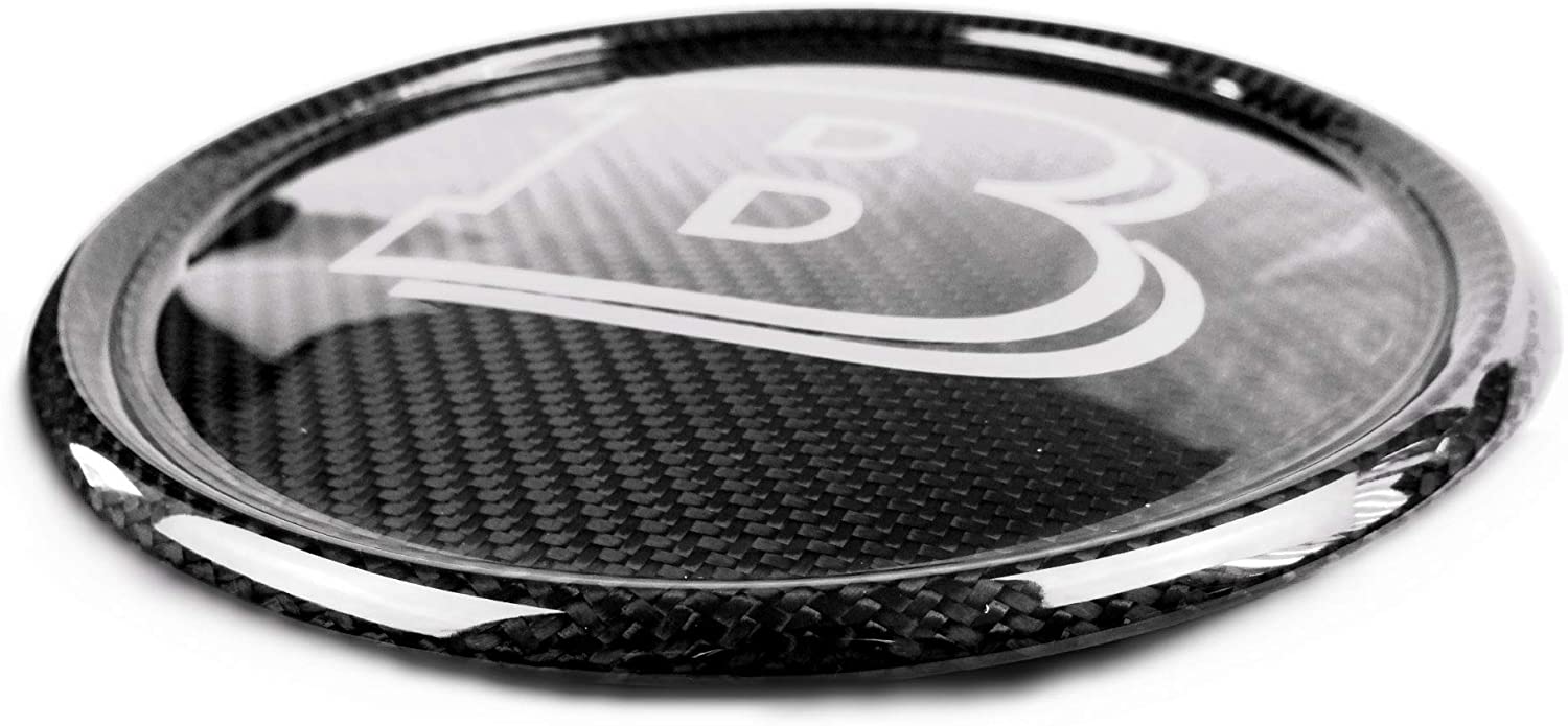Front grille carbon fiber emblem Brabus style grey sign Mercedes-Benz W463A G-Wagon G63 G500 - Custom Class