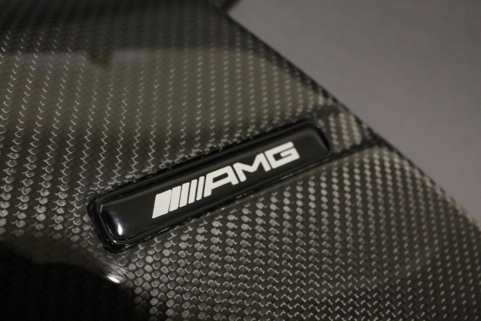 Mercedes W222 2013+ S Class Klasse Carbon Fiber Fender Covers Flaps Fangs with LED Illumination - Custom Class