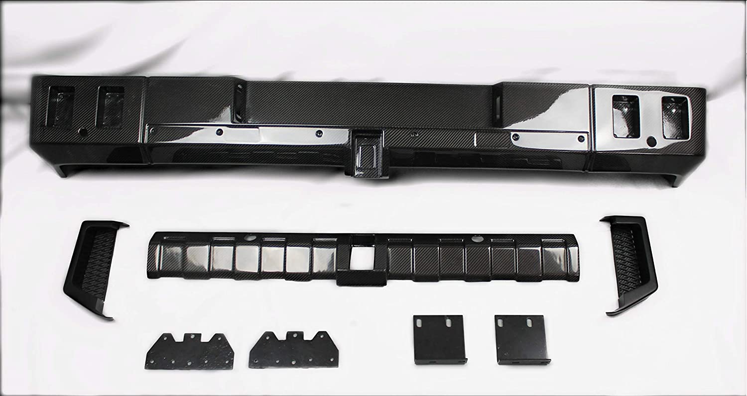 Mercedes W463 4x4 Squared Brabus Carbon Rear Bumper + Diffuser - Custom Class