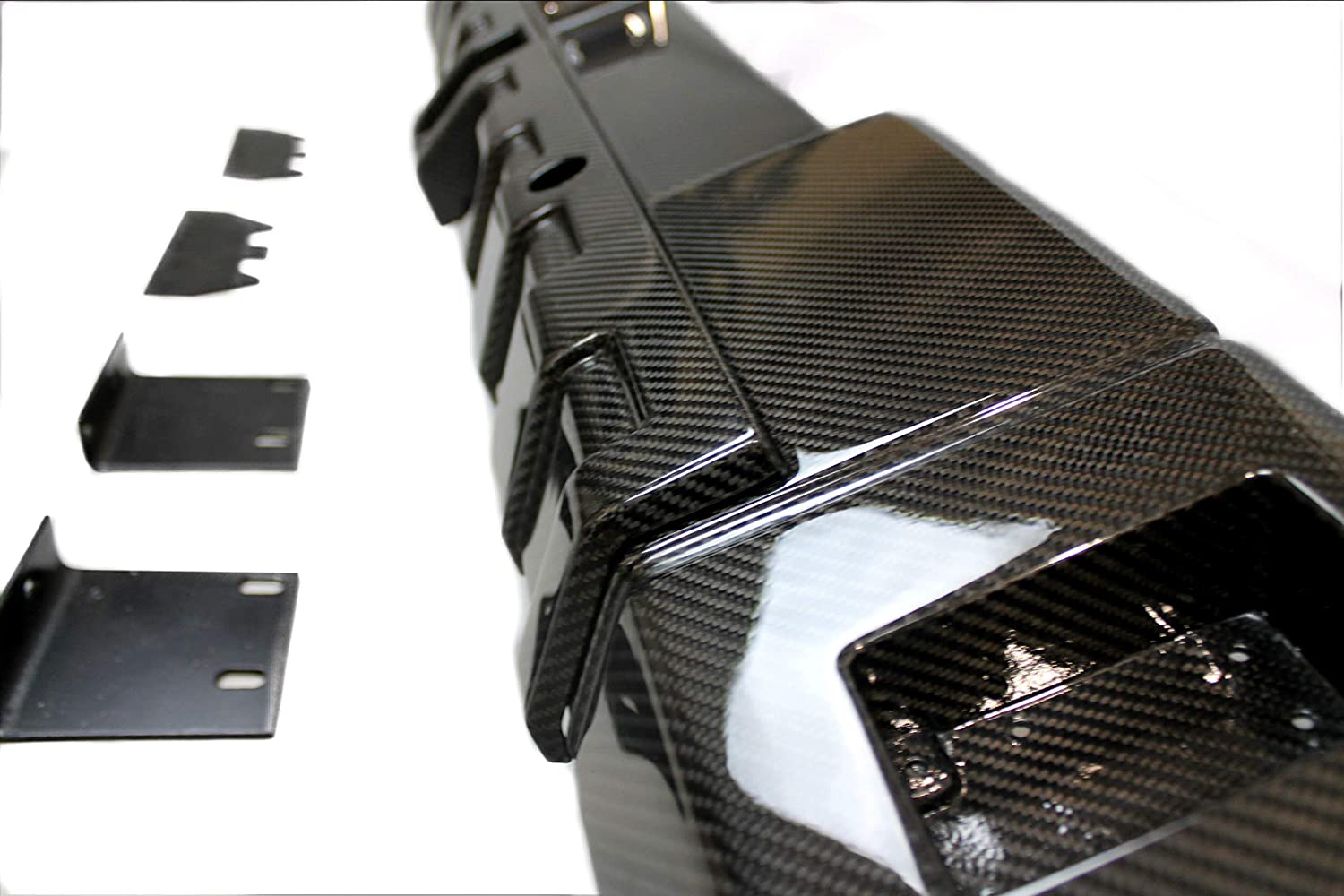 Mercedes W463 4x4 Squared Brabus Carbon Rear Bumper + Diffuser - Custom Class