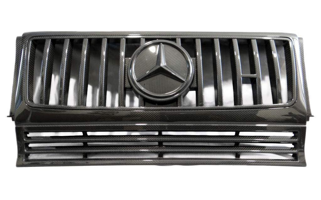 Carbon fiber front grille complete conversion upgrade to W463A style for Mercedes W463 - Custom Class
