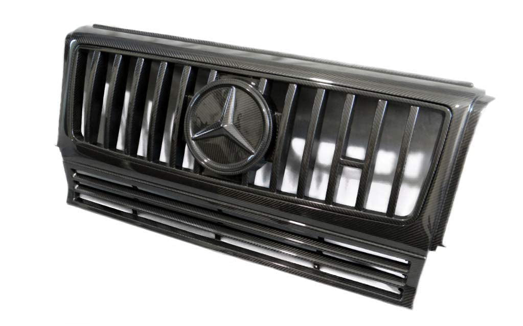 Carbon fiber front grille complete conversion upgrade to W463A style for Mercedes W463 - Custom Class