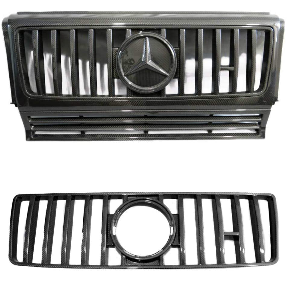 Mercedes W463 carbon fiber front grille conversion upgrade to W463A G Wagon - Custom Class