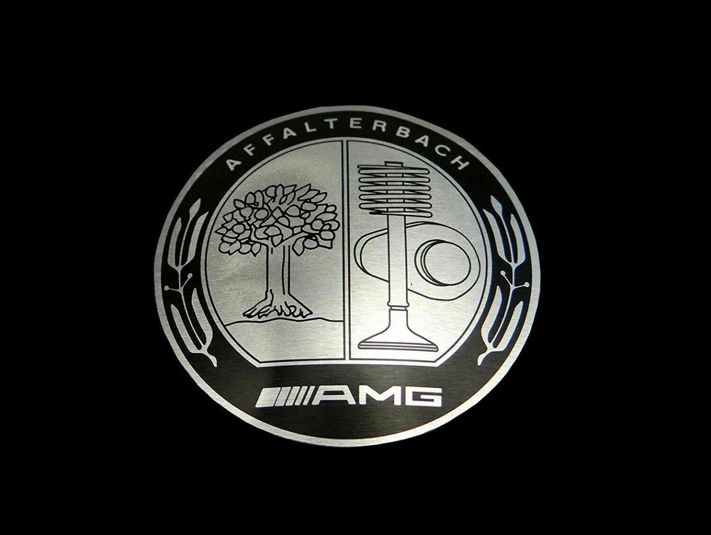 Metal AMG Affalterbach gear shift knob badge for Mercedes-Benz cars - Custom Class