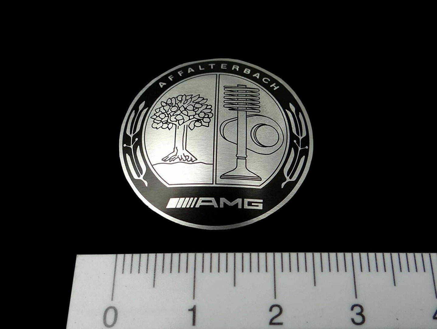 Metal AMG Affalterbach gear shift knob badge for Mercedes-Benz cars - Custom Class