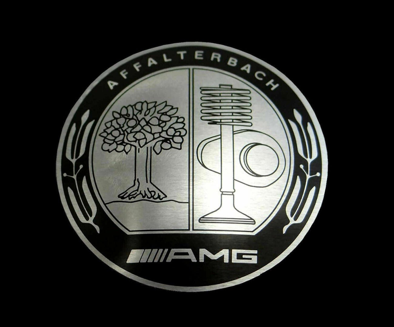 Metal AMG Affalterbach gear shift knob badge for Mercedes-Benz cars - Custom Class