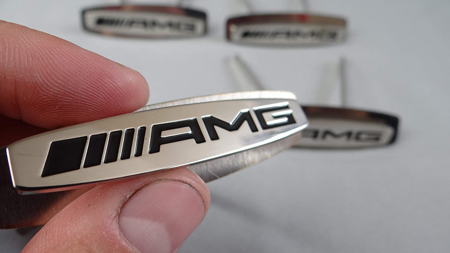 Metal AMG seats emblem badge logo set for Mercedes-Benz W463A G-Class - Custom Class