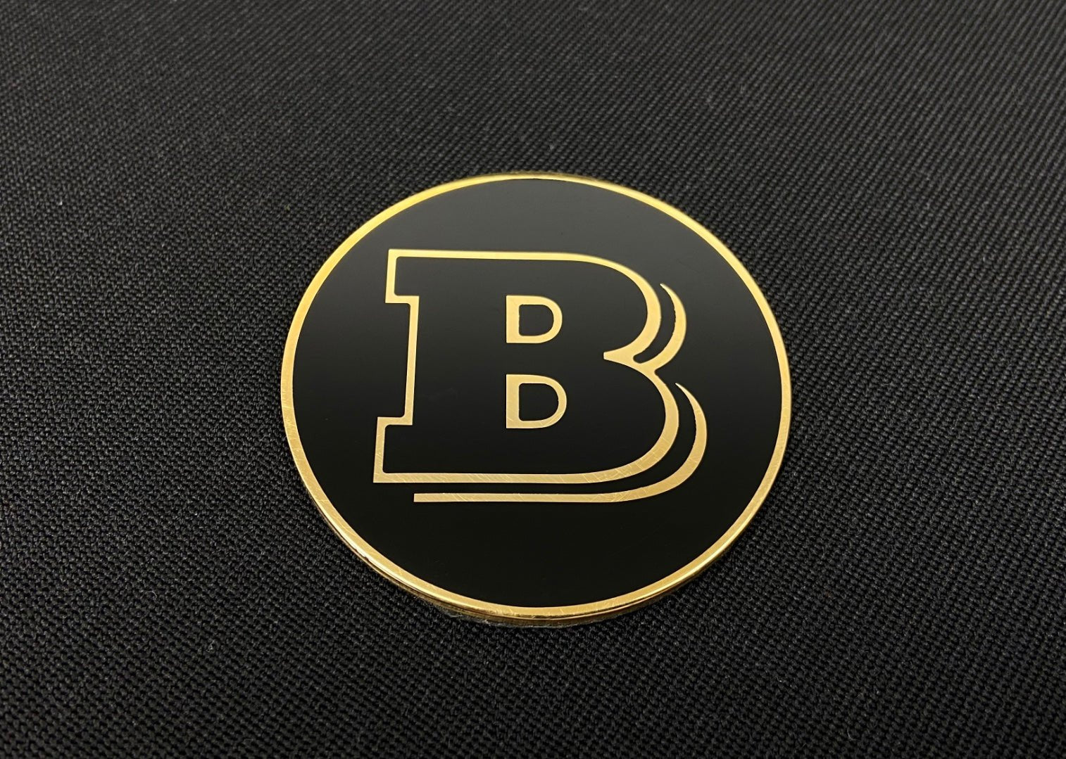 Metallic Brabus 55mm round emblem badge logo for Mercedes W463 W463A G Wagon