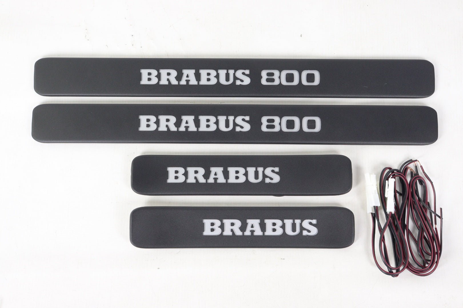 Metal Brabus 800 LED White Illuminated door sills for Mercedes-Benz W463A W464 G-Class - Custom Class