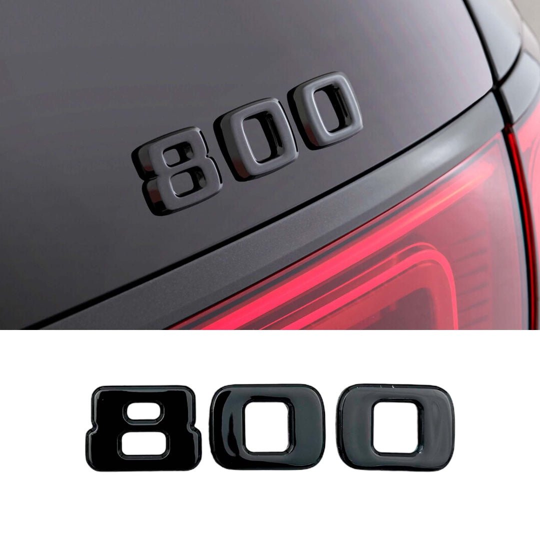 Metal Brabus 800 style emblem logo badges for Mercedes-Benz G-Class W463 W463A W465 - Custom Class