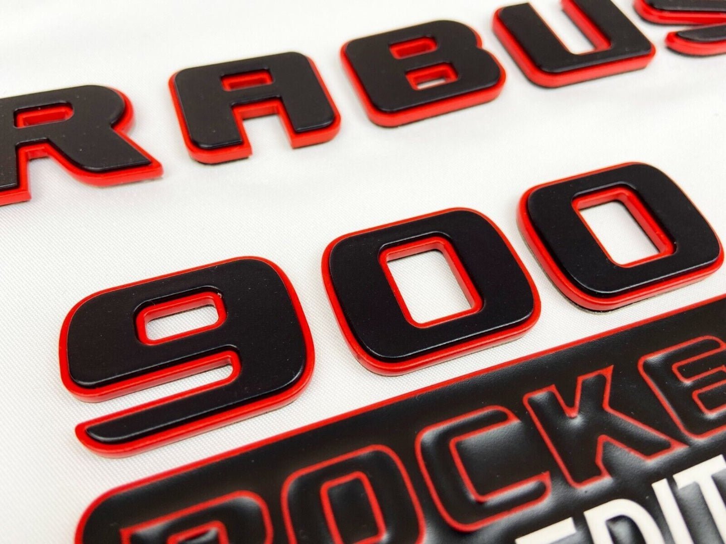 Metal Brabus 900 ROCKET edition emblems badges set for Mercedes-Benz G-Class W463A - Custom Class