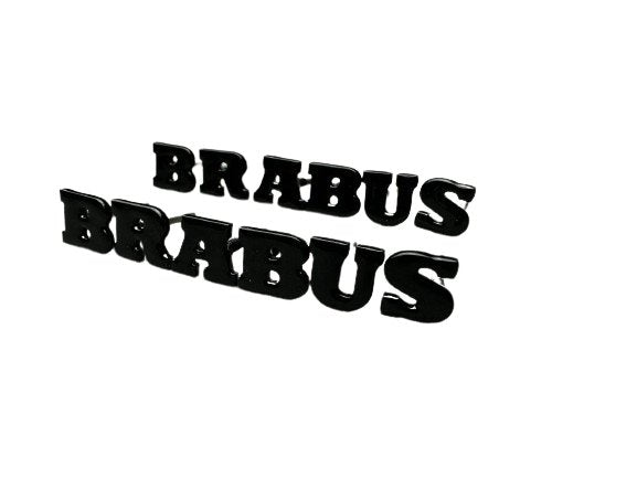 Metal Brabus badge emblem lettering for the door panel trim Mercedes-Benz W463A G-Class - Custom Class