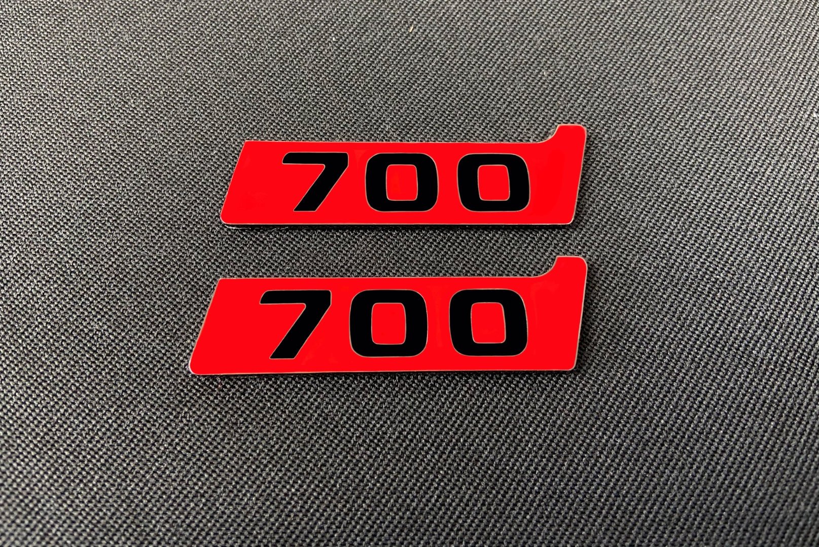 Metal Brabus Biturbo 700 red fenders emblem logo badges for Mercedes-Benz W463 W463A W465 G-Class - Custom Class