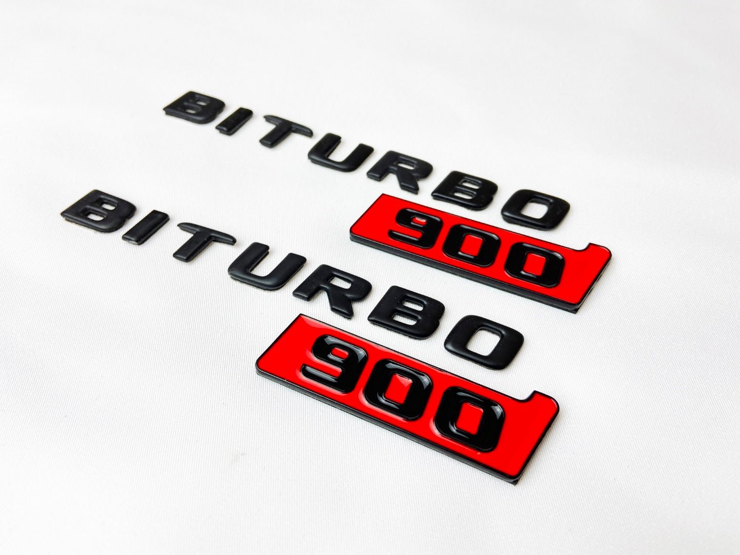 Metal Brabus Biturbo 900 emblem logo badges set for Mercedes-Benz W463 W463A W465 G-Class - Custom Class