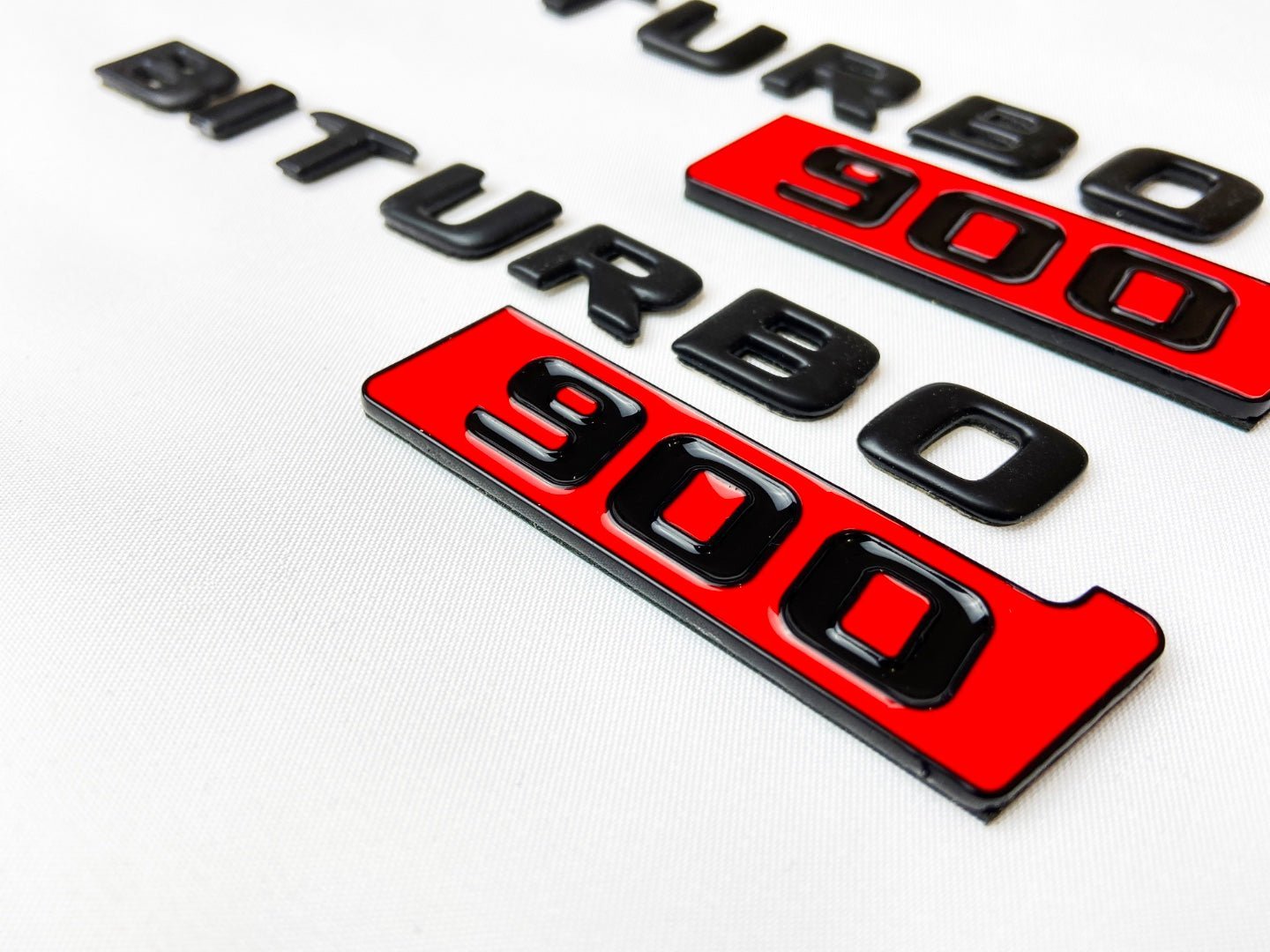 Metal Brabus Biturbo 900 emblem logo badges set for Mercedes-Benz W463 W463A W465 G-Class - Custom Class