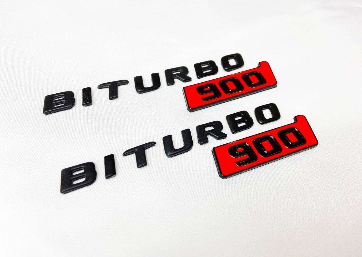 Metal Brabus Biturbo 900 emblem logo badges set for Mercedes-Benz W463 W463A W465 G-Class - Custom Class