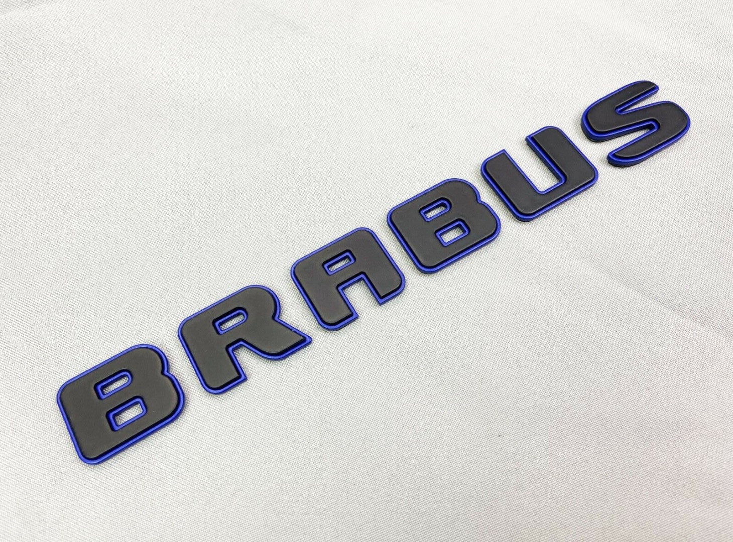 Metal Brabus ROCKET blue black emblems badges set for Mercedes-Benz G-Class W463 W463A W465 - Custom Class