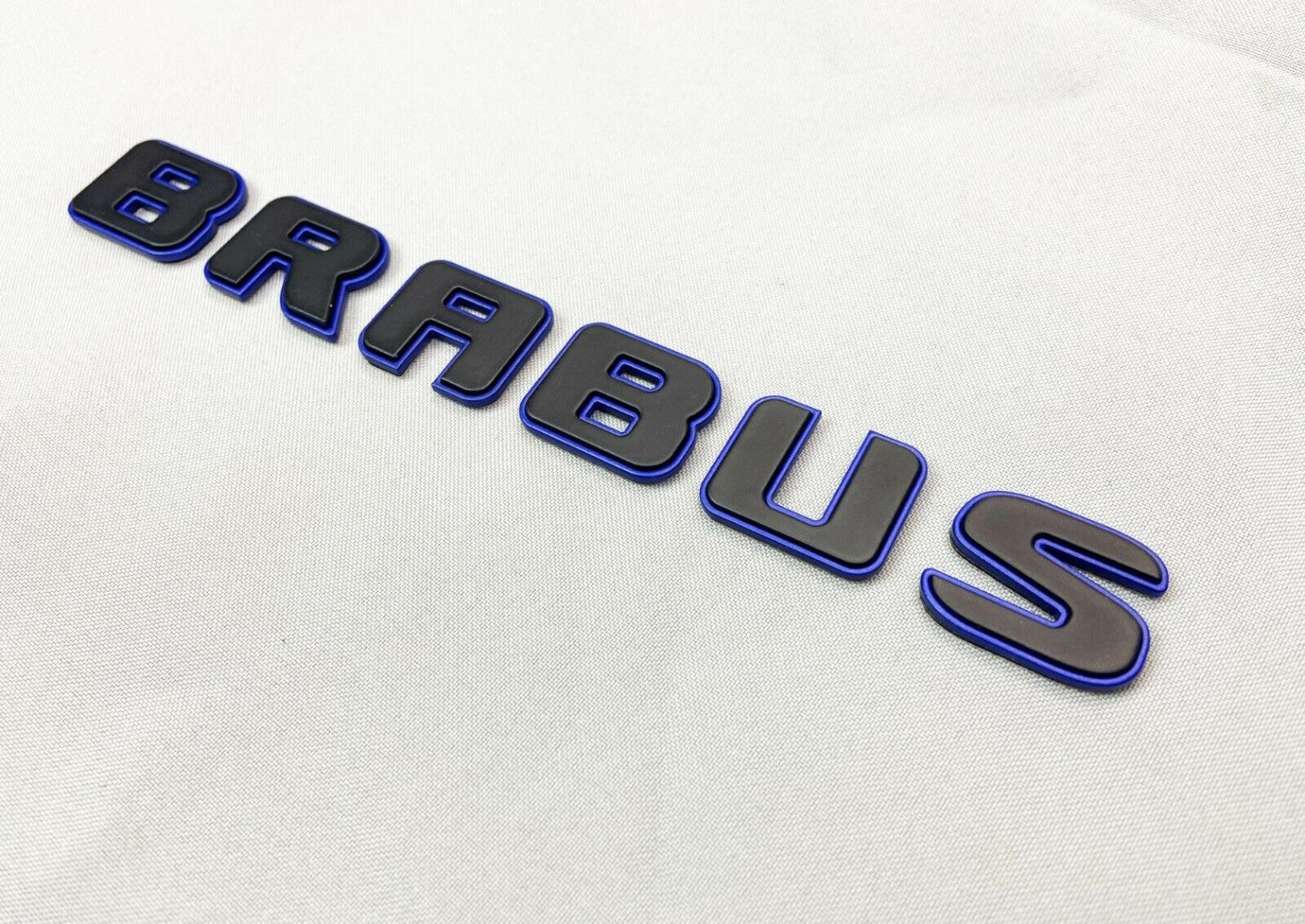 Metal Brabus ROCKET blue black emblems badges set for Mercedes-Benz G-Class W463 W463A W465 - Custom Class