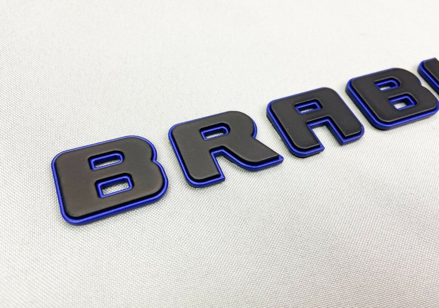 Metal Brabus ROCKET blue black emblems badges set for Mercedes-Benz G-Class W463 W463A W465 - Custom Class