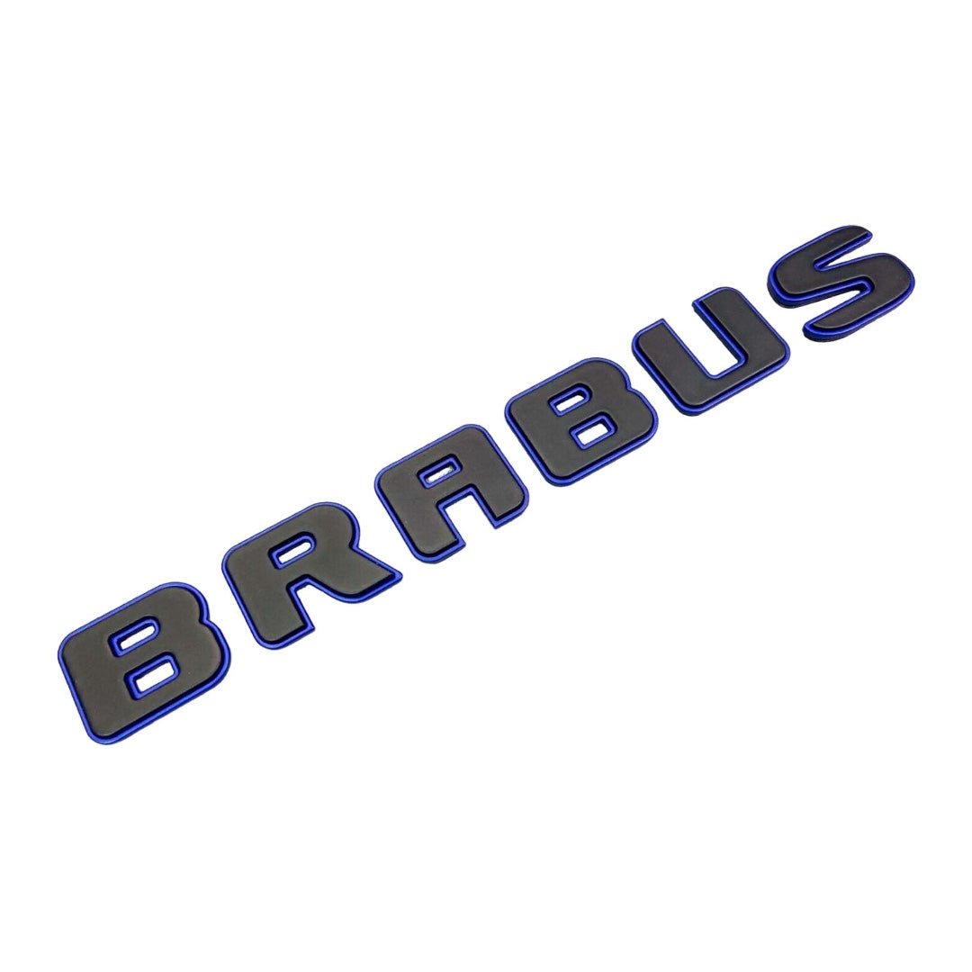 Metal Brabus ROCKET blue black emblems badges set for Mercedes-Benz G-Class W463 W463A W465 - Custom Class