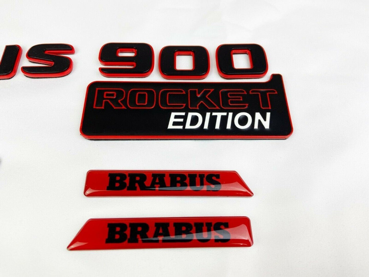 Metal Brabus Rocket G900 style emblem badges set for Mercedes-Benz W463 W463A W464 G-Class - Custom Class