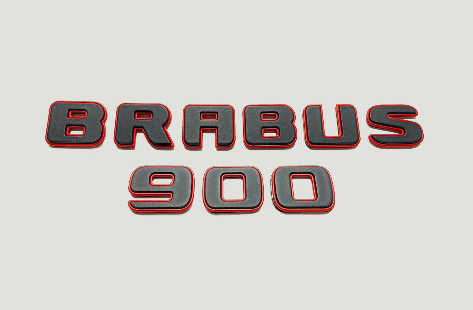 Metal emblems badges Brabus 900 Black Red Set for Mercedes-Benz G-Class W463 W463A W465 - Custom Class